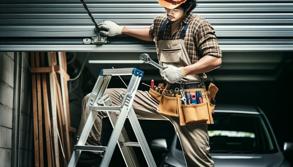 Our professional garage door cable repair process