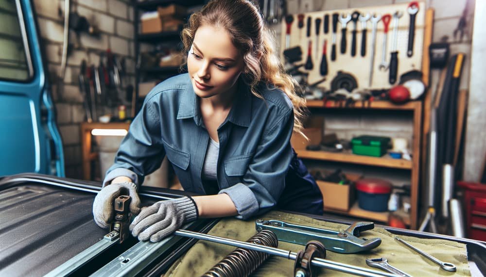 Our professional garage door spring repair process